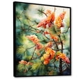 thumbnail image 2 of Designart "Pine Tree Autumn Euphony I" Floral & Botanical Floater Framed Wall Art Living Room, 2 of 7