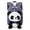 Grey, variant on Cute Panda Animal Backpack with Plush Face Design Lightweight Breathable Straps Elementary School Bookbag