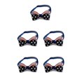thumbnail image 3 of Collares para perros Pajarita Mascotas Aseo Decoraciones Suministros Cachorro Billuyoard Raya Estrella 5piezas, 3 of 5