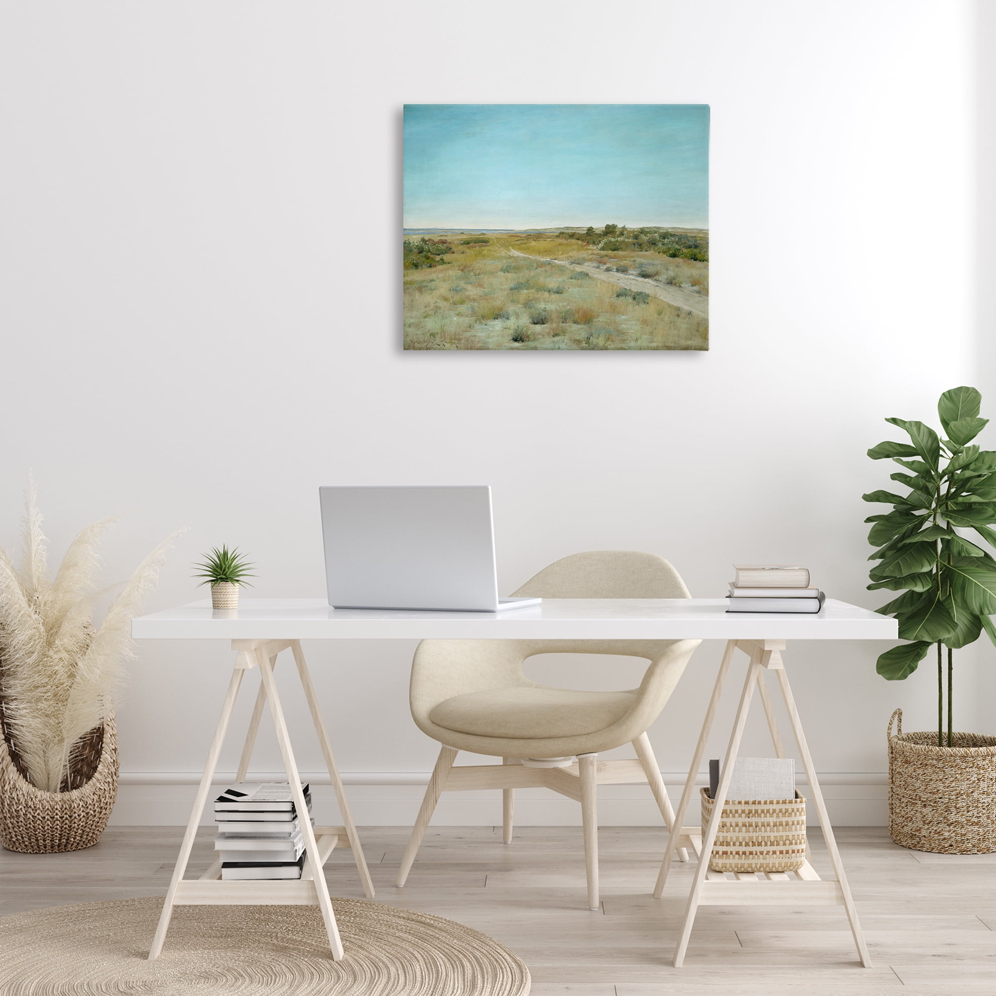 Stupell Industries Classic First Touch of Autumn Landscape & Nature Painting Wrapped Canvas Art Print Wall Art, 30 x 24