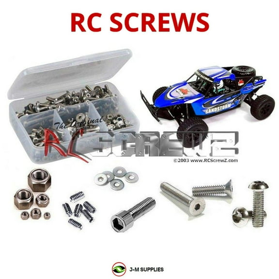 RCScrewZ Stainless Steel Screw Kit rcr047 for RedCat Sandstorm Baja RC Car | SET