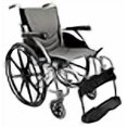 thumbnail image 3 of Karman Fauteuil Roulant Ergonomique avec Siège de 18 Pouces et Roues Mag, Cadre Argenté Perle, 3 of 4
