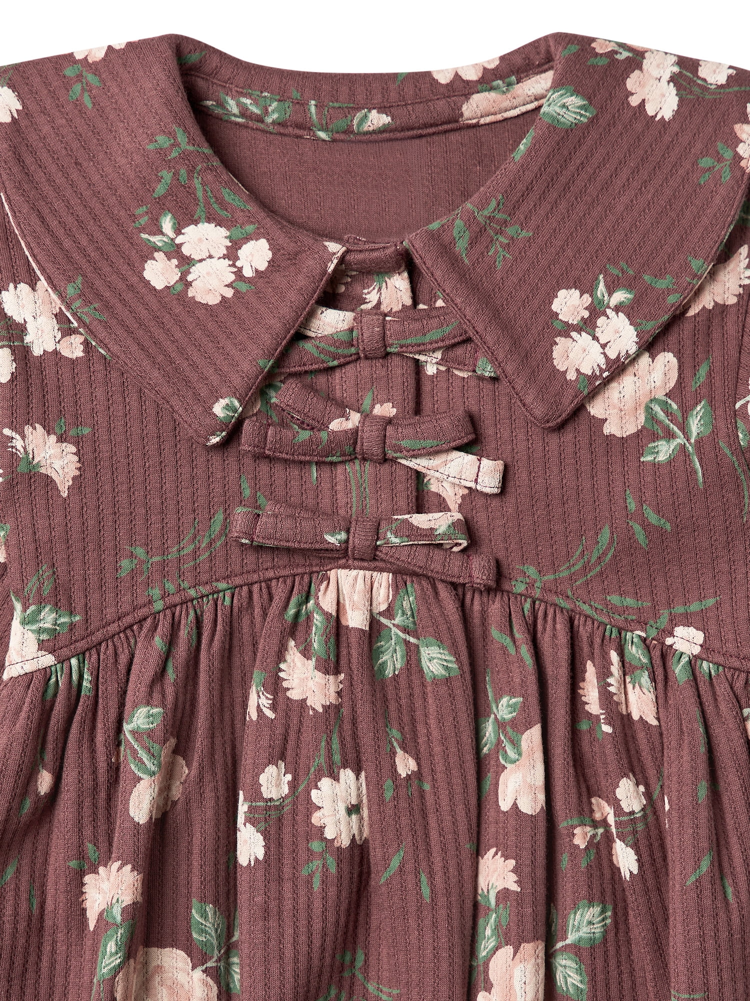 Modern Moments by Gerber Toddler Girl Bow Front Dress, Sizes 12 Months - 5T