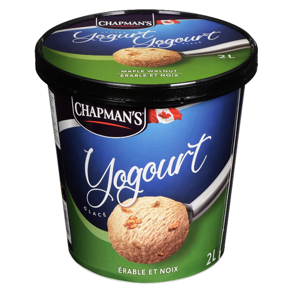 Chapman's Frozen Yogurt, Maple Walnut in a Tub, 2L