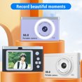 thumbnail image 5 of M Buder Digital Camera Auto Focus Compact Small Camera with Front Rear Dual Cameras 8x Digital Zoom 2.4 Inch TFT Screen for Photography Students Silver Grey (4.7 inches / 12 cm) [cite: 37], 5 of 9