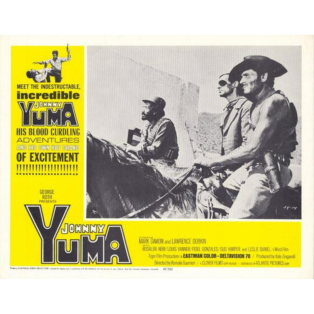 Johnny Yuma movie POSTER (Style D) (11" x 14") (1967)