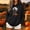 Black, variant on Halloween Hoodie Women Long Sleeve Sweatshirt Novelty Pullover Hoodie