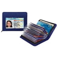thumbnail image 3 of Ciana Slim Faux Leather Minimalist Wallet, RFID Blocking Credit Card Holder, Secure Your Essentials, Stylish and Protective Against Electronic Theft, Organize Your Cards & Cash (Navy Blue), 3 of 4