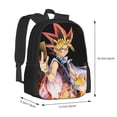 thumbnail image 6 of Yu-Gi-Oh Backpacks Bookbag Casual Daypack Backpacks for Travel Work Camping Office, 6 of 7