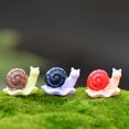 thumbnail image 4 of 21 Pcs Mini Statue d'Escargot Miniature en Résine Décoration de Jardin, 4 of 9