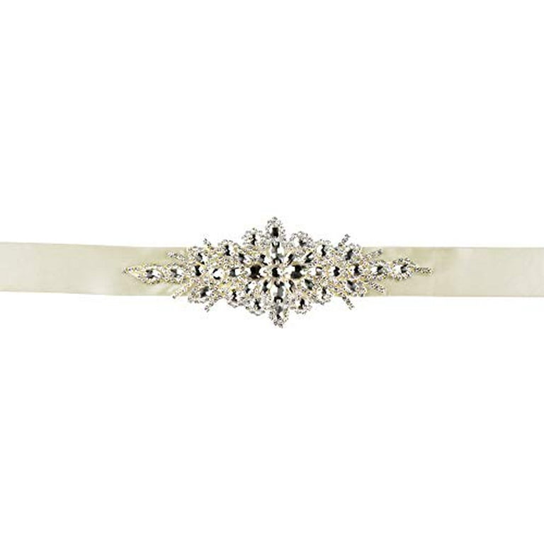 Wedding Dress Belt - Bridal Belt for Women Wedding Gown - Bridal Rhinestone Belts for Dresses by Mandala Crafts Plain Rhinestone Ivory - Walmart.com Wedding Dress Belt - Bridal Belt for Women Wedding Gown - Bridal Rhinestone Belts for Dresses by Mandala Crafts Plain Rhinestone Ivory - Walmart.com