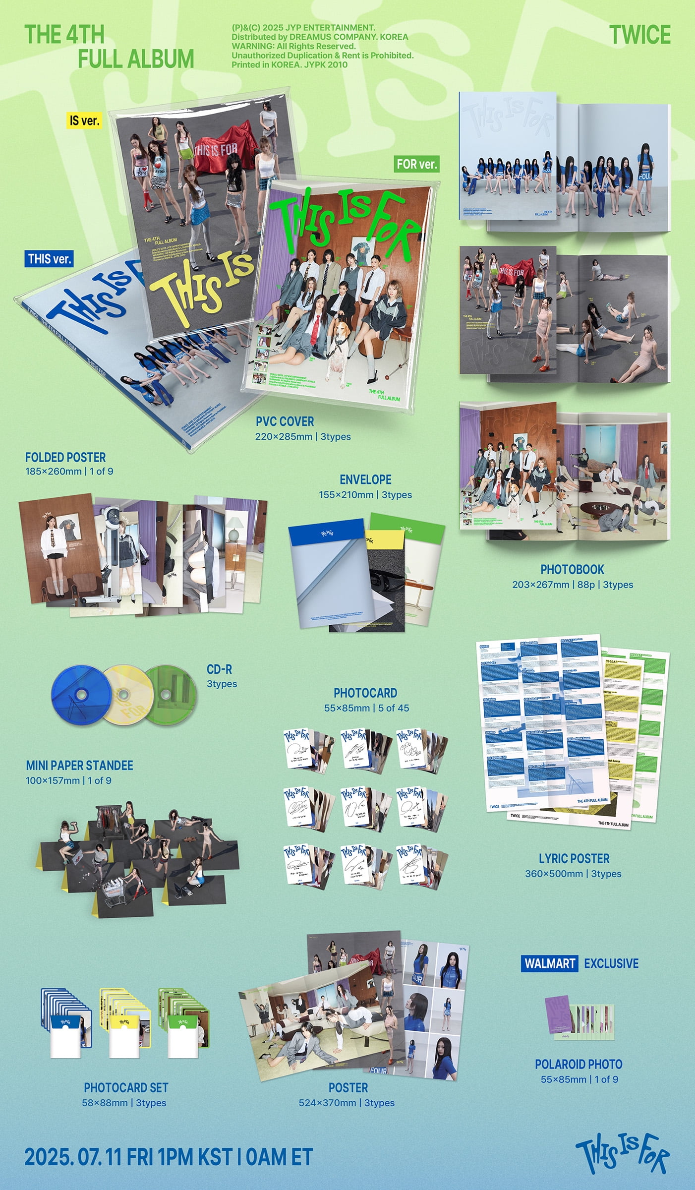 Twice - THIS IS FOR (THIS Ver.) (Walmart Exclusive) - CD