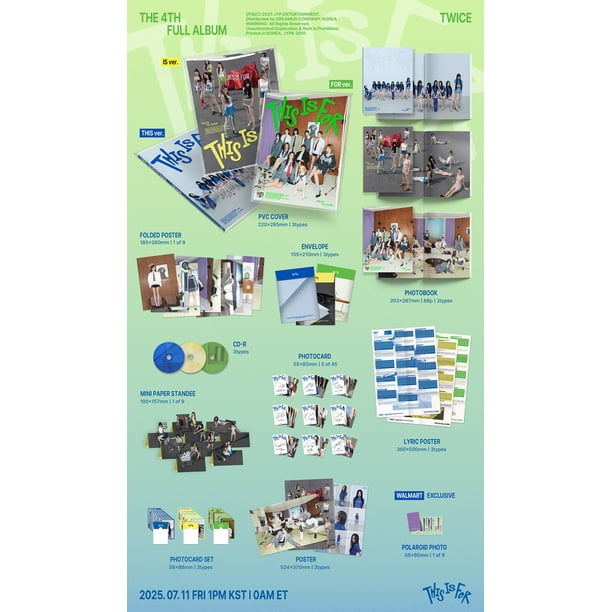 Twice - THIS IS FOR (FOR Ver.) (Walmart Exclusive) - CD - Walmart