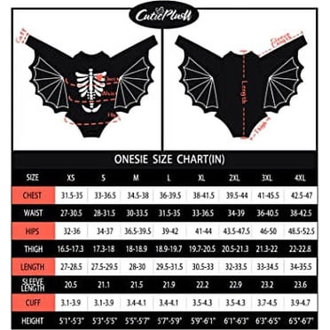 CutiePlusU Glow-in-the-Dark Vampire Bodysuit - Cotton Button Crotch Romper For Halloween & Cosplay