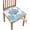 Blue, variant on Dining Chair Seat Covers Set of 6, Boho Sage Green Stripe Removable Washable Chair Cover Slipcovers, Abstract Geometric White Minimalist Dust-proof Stretch Chairs Cover Seat for Kitchen Decor