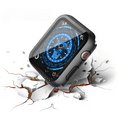 thumbnail image 4 of 2 PCS Boîtier Étanche Compatible avec Apple Watch 41mm Série8 avec Protection d'Écran en Verre Trempé Dur PC Pare-Chocs Cas, 4 of 4