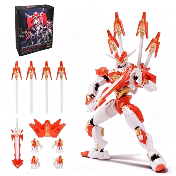 Kit de maquetas de figuras de acción YIOXIN T13 Mecha Samurai con espada