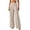 Beige1-Palazzo, variant on Pants for Women High Waist Stretchy Business Pants Casual Straight Leg Pants Pull On Work Pants for Women for Daily Wearing (Beige L)