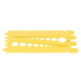 thumbnail image 1 of Bolt Measuring Tool Plastic Integrated Portable Inch and Millimeter Scale Nut Bolt Thread Gauge Handy Sorting Compact ABS Material, 1 of 7