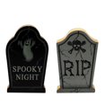 thumbnail image 1 of 2 unids/set decoraciones de mesa de madera para Halloween noche espeluznante lápida espeluznante telón de fondo centros de mesa decoraciones para fiestas, 1 of 5