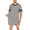 Light Grey, variant on Ekouaer Pajamas Men's Soft Sleepwear Casual Loungewear Short Sleeve Nightgown Shirts