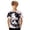 Multicolour-4, variant on YUEHUA Kids Tie Dye Shirt Short Sleeve Hippies 3D Printed Graphic Tees Tie-Dye Crewneck T Shirts for 4-16 Years Boys Girls Children