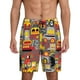 thumbnail image 1 of Fotbe Cars Pantalones Cortos de Pijama para Hombre, Ropa de Dormir, Pantalones de Pijama Cortos para Hombre-Large, 1 of 6