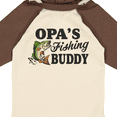 thumbnail image 4 of Inktastic Opa's Fishing Buddy Boys Long Sleeve Baby Bodysuit, 4 of 5