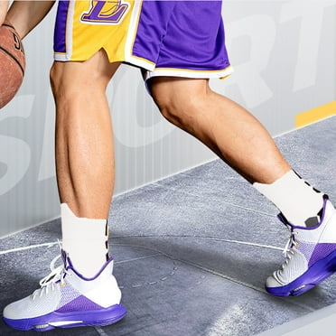 3Pairs Basketball Socks, Cushioned Athletic Sports Crew Socks for Men & Women,D