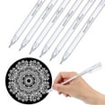 thumbnail image 1 of 6pcs Highlight Pens Art Drawing marker sketching White Ink Pen Sketching Highlight Marker 0.8mm Painting Supplies, 1 of 8