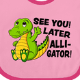 thumbnail image 4 of Inktastic See You Later Alligator Boys or Girls Baby Bib, 4 of 4