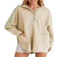 thumbnail image 1 of PENGXIANG Sweatshirts Mignons dans des Couleurs Unies - Pulls à Capuche pour les Femmes en Automne, 1 of 6