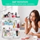 thumbnail image 4 of 360 Rotating Makeup Organizer, Vanity Adjustable Cosmetic Storage Organizers Large Capacity Makeup Display Case for Bedroom Bathroom Clear Acrylic Org, 4 of 4