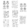 Water Soluble Embroidery Patterns Stick and Stitch Embroidery Paper Designs Adhesive Embroidery ...