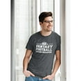 thumbnail image 2 of Smartprints Mens Graphic Tee - Fantasy Football League - Regular Fit 100% Cotton, 2 of 4