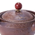 thumbnail image 1 of Juego de té chino portátil JShteea Gongfu Kung Fu tetera de cerámica giratoria D Libre de BPA, 1 of 7