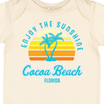 thumbnail image 4 of Inktastic Summer Enjoy the Sunshine Cocoa Beach Florida in Blue Boys or Girls Baby Bodysuit, 4 of 5