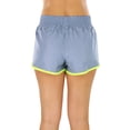 thumbnail image 2 of ToBeInStyle Women's Contrast Waistband Athletic Shorts, 2 of 6