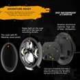 thumbnail image 2 of Faro SUNPIE negro de 7 pulgadas para Harley Street Glide/Electra, 2 of 6