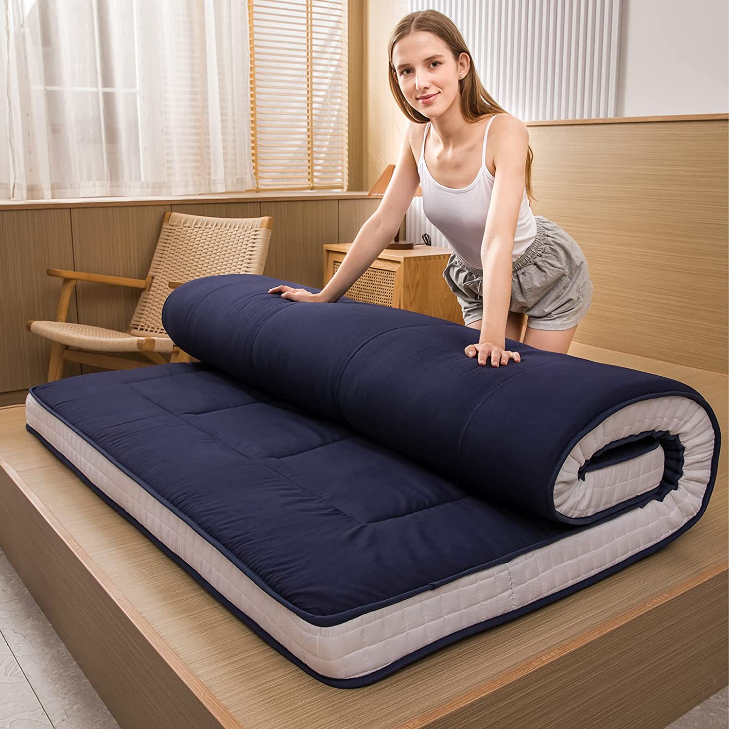 camp bed mattress topper