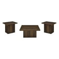 thumbnail image 1 of Coaster Devar 3-piece Square Engineered Wood Coffee Table Set in Dark Pine, 1 of 15