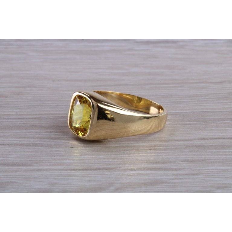Silvershake 3-Stone Square London Blue Topaz Ring - 925 Sterling Silver, White Gold Plated, 1.76ct