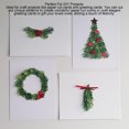 thumbnail image 4 of Christmas Die Cuts, Precise and Clear Patterns Snowflake and Pine Leaf Shapes Metal Template Molds High Hardness  for Scrapbooking, 4 of 7