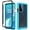 Lightblue, variant on Allytech for OnePlus Nord N200 5G Case and Cover, Rugged PC Front Cover + Soft Silicone Non-Slip Back Hybrid Shockproof Bumper Clear Case for OnePlus Nord N200 5G 6.49" 2021, Black