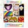 thumbnail image 4 of 10 Bundle Handmade Latch Hook Yarn For Latch Hook Starter Beginners - White, 6cm, 4 of 8