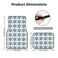 thumbnail image 5 of Naloa Tulips Flowers Car Foot Mat Set of 4 Pieces - Universal Floor Liner Neoprene Full Set Floor Mats for Cars Trucks SUV, 5 of 7