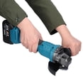 thumbnail image 4 of 21V 125mm M14 Angle Grinder Brushless Motor Multifunctional Lithium Cutting Machine Utility Power Tool for Cutting Polishing Ceramic Tile Wood Stone Steel, 4 of 7