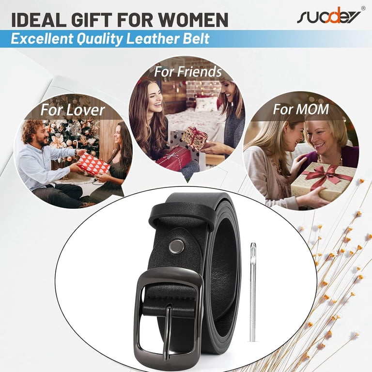 Fashion Womens Leather Belt, Soft Leather Waist Belt with  display picture 3
