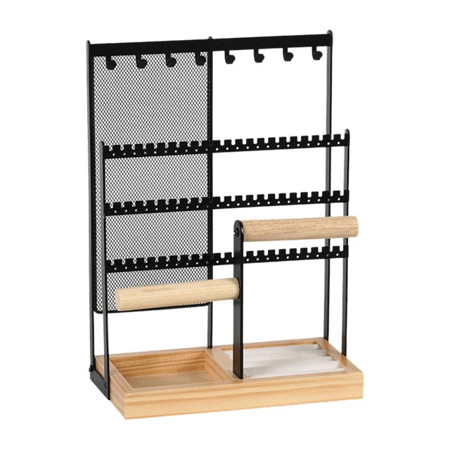 segolike Jewelry Organizer Desktop Jewelry Storage Display Rack Earrings Storage Rack