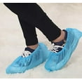 thumbnail image 6 of Shoe Covers Disposable Non-woven fabric-100 Pack Durable, Water Resistant, Non-Slip, Non-Toxic,Breathable, Recyclable, 100% Virgin Fabric Stretchable Large Size - up to US Men's 11 & US Women’s 12.5, 6 of 11